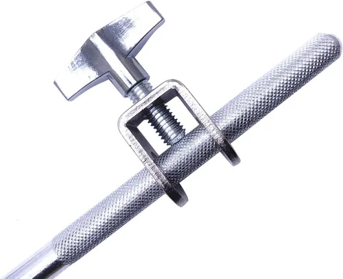 Miniatura 4 de Soporte de montaje de percusión con soporte de brazo Z para batería accesorio cromado