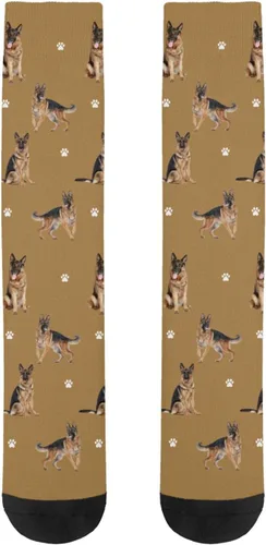 Miniatura 3 de Subvise Calcetines divertidos para perros, calcetines deportivos de invierno personalizados para mascotas para hombres y mujeres