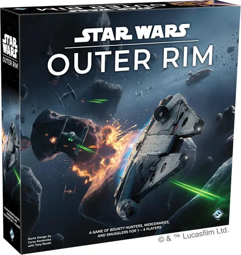 Asmodee Star Wars Outer Rim Juego de mesa - Juego de estrategia, divertida aventura familiar para niños y adultos, a partir de 14 años, 1-4