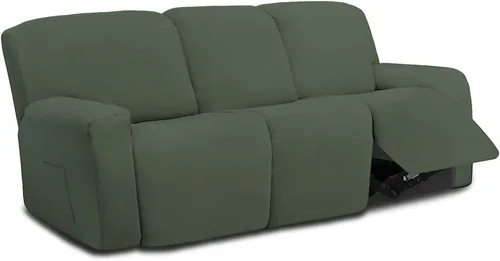 Miniatura 52 de Easy-Going - Funda elástica de microfibra para sofá reclinable seccional, suave vellón ajustable a tu sofá de 2 cuerpos, lavable, protege tus