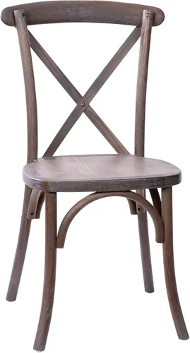 Miniatura 14 de Flash Furniture Advantage Medium con silla X-Back de grano blanco Grano blanco medio