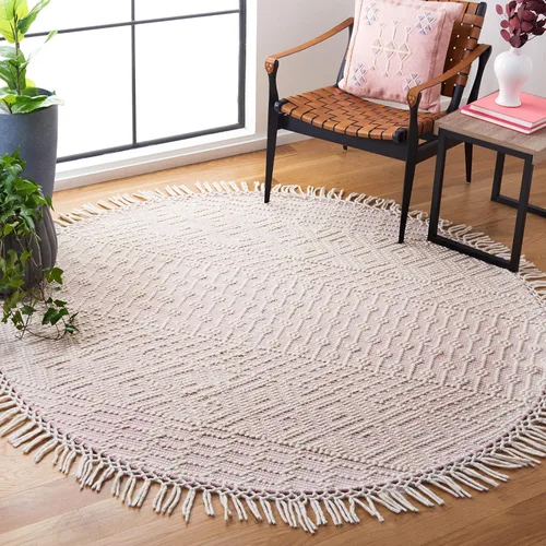 Miniatura 15 de SAFAVIEH Natura Collection - Alfombra decorativa de 2 x 3 pies, color marfil, con flecos de lana marroquí bohemia, hecha a mano, ideal para zonas