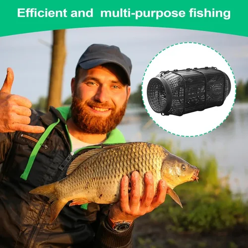 Miniatura 2 de Trampa para cangrejos – Trampa portátil para cangrejos de río, jaula duradera para cangrejos, equipo de pesca al aire libre Trampa plegable ligera