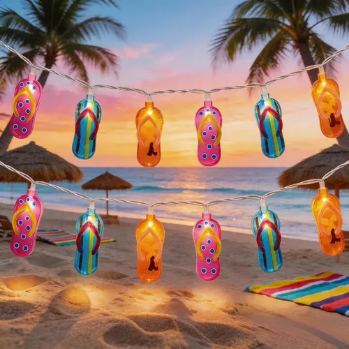 Miniatura 37 de Guirnalda de 10 luces LED de color rojo, blanco y azul para exteriores, 8.5 pies, luces decorativas para el 4 de julio, impermeables, conectables