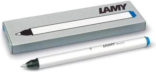 Miniatura 5 de LAMY T11 Rollerball Pen Cartridges Set of 6 with Large Ink Supply and Stainless Steel Tip in Blue (Erasable) for Cartridge Roller Ball Model 311
