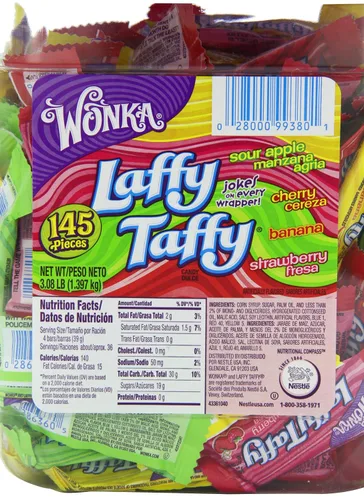 Miniatura 11 de Laffy Taffy Tarro de caramelo surtido, 145 unidades (paquete de 1)