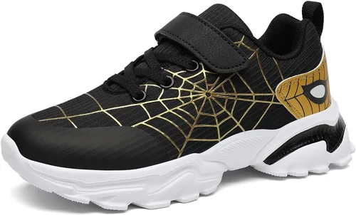 IGBAY Zapatillas deportivas para niños pequeños y grandes con amortiguación, para correr, deportes, deportes, fitness, entrenamiento cruzado