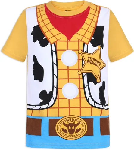 Miniatura 2 de Disney Toy Story Woody and Buzz Lightyear - Conjunto de camiseta y pantalones de manga corta para niños pequeños