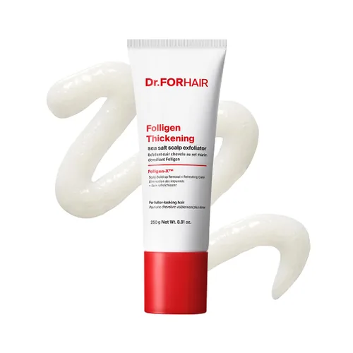 Miniatura 9 de Dr.FORHAIR Folligen - Exfoliante de sal marina para el cuero cabelludo, 2.11 onzas, cuidado coreano del cuero cabelludo, exfoliante exfoliante