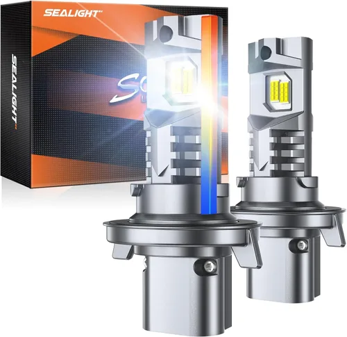 Miniatura 18 de SEALIGHT Bombillas antiniebla H1, 70,000 lm súper brillo 1:1 tamaño mini, luces antiniebla blancas frías de 6500 K, 3 minutos de iluminación