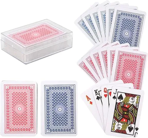 Miniatura 5 de Mini baraja de cartas de juego de 36 unidades, juegos de cartas de casino pequeños para niños, recuerdo de fiesta mágico, 2.5 pulgadas