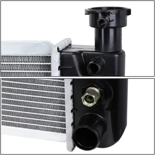 Miniatura 3 de DNA Motoring OEM-RA-1690 Radiador de aluminio de estilo de fábrica compatible con 88-99 C/K1500 4.3 5.0 5.7L AT, 28-1/4 pulgadas de ancho x 17-1/4