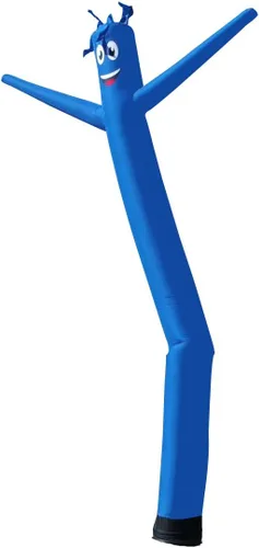 Miniatura 7 de Tubo inflable amarillo de 20 pies de alto para hombre, marioneta de baile y agitación, impulsada por aire, para exteriores