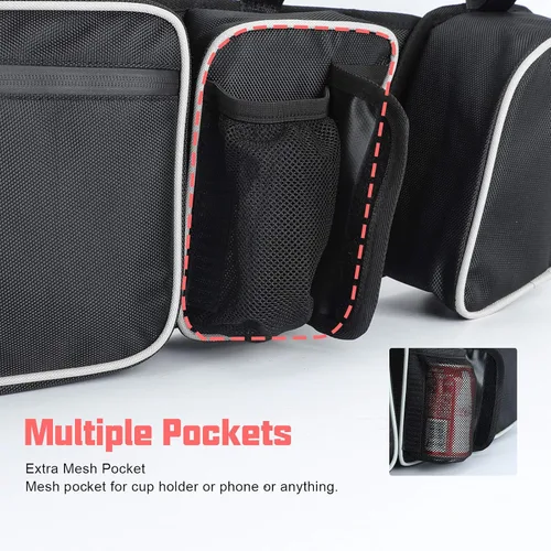 Miniatura 4 de SUNPIE Bolsas de almacenamiento compatibles con Can Am Maverick X3 puerta delantera superior 2017-2026 todos los modelos, almacenamiento lateral UTV