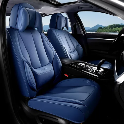Miniatura 68 de Coverado Juego completo de fundas de asiento de automóvil, fundas de asiento para automóviles, fundas de asiento de coche beige para asientos