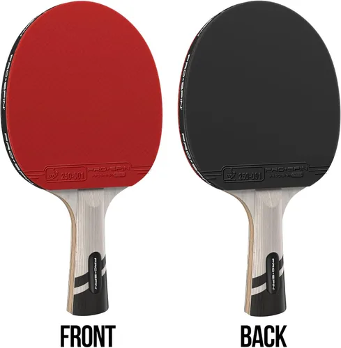 Miniatura 5 de PRO-SPIN Palas de ping pong - Raquetes de tenis de mesa de nivel profesional con fibra de carbono para un control superior Lámina de 7 capas, goma