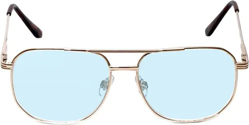 Miniatura 2 de Calabria 1106 - Lentes de lectura de metal con bloqueo de luz azul o lente transparente, para hombres y mujeres, diseño elegante, lectores