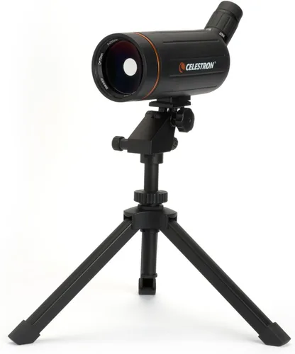 Miniatura 3 de Celestron 52238 C70 Mini Mak Spotting Scope, 25-75x, Negro y NexYZ Adaptador para teléfono inteligente de 3 ejes, negro