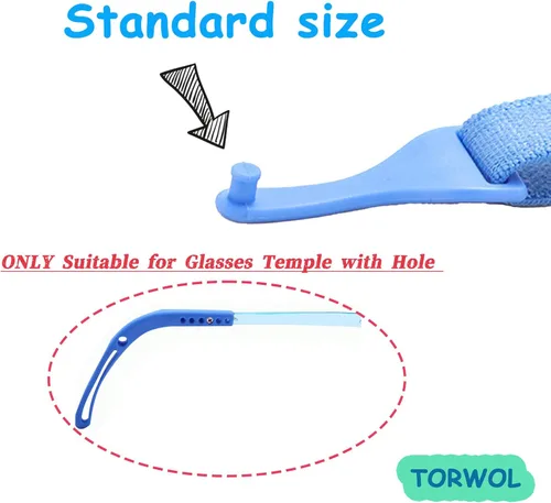 Miniatura 2 de Correa ajustable para gafas de sol para niños, 5 piezas, retenedor de gafas sin cola, banda duradera para gafas de sol