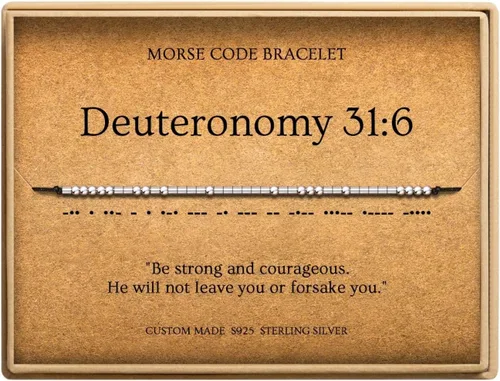 Loved Creations Pulseras cristianas para mujer, pulseras con versículos de la Biblia, regalos inspiradores para mujeres