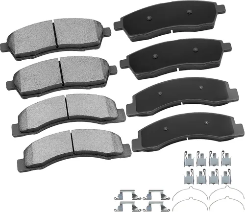 Miniatura 9 de cciyu Juego de pastillas de freno de cerámica delanteras y traseras D946 D683, 8 piezas para BMW 330Ci 2001-2005 para BMW 330i 2001-2005 para BMW