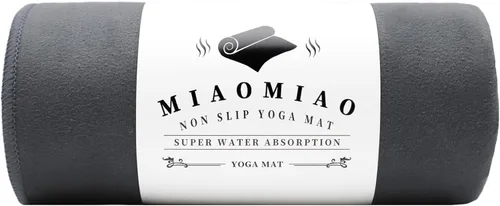 Miniatura 18 de MIAOMIAO Juego de toallas antideslizantes para yoga caliente, microfibra súper absorbente, 24.5 x 72 pulgadas, diseño antideslizante, sin lesiones