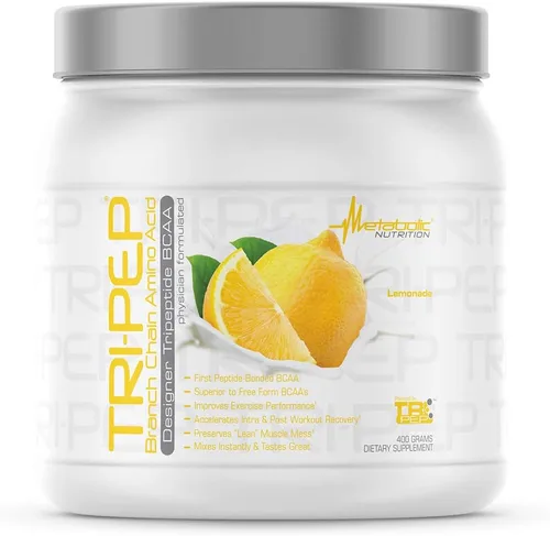 Miniatura 13 de Metabolic Nutrition TRIPEP - Aminoácido de cadena de rama de tres péptidos, polvo BCAA, suplemento pre intrapost-entrenamiento Sandía, 14.11 oz