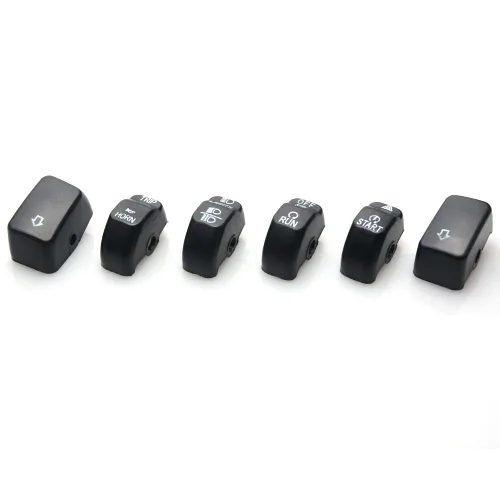 Miniatura 5 de Kit de tapas de interruptor negras con control manual para Harley Sportster XL Dyna Softail 2014-2023