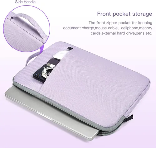 Miniatura 4 de Funda para laptop de 15.6 pulgadas con asa resistente al agua para HP Lenovo Dell ASUS Acer Chromebook 15 / HP Envy X360 15.6 / Acer Aspire 15
