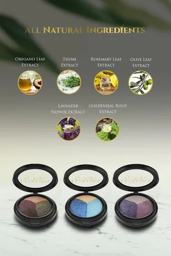 Miniatura 4 de Luxury by Sofia Sombra de ojos natural (Aqua Trio)