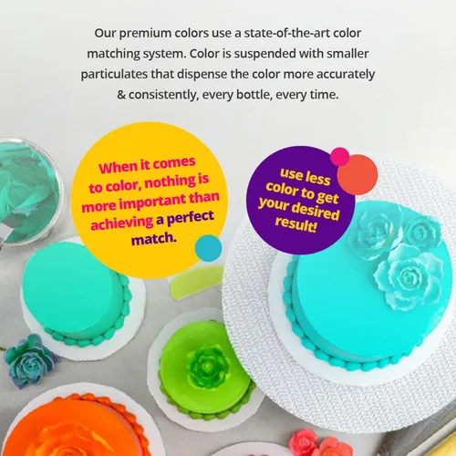 Miniatura 3 de DecoPac Colorante Alimentario en Gel Premium Colorante Alimentario Blanco para Repostería 8oz Blanqueador para Crema de Mantequilla, Fondant
