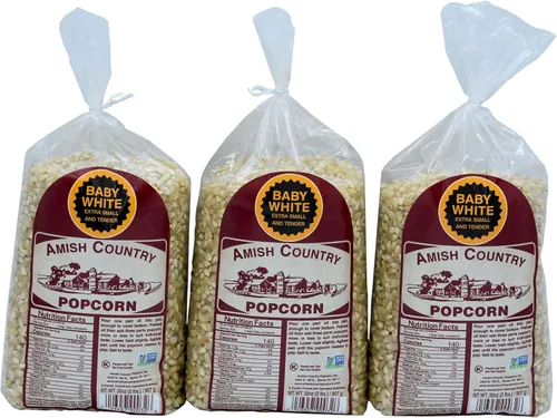 Miniatura 13 de Amish Country Popcorn 24 (Bolsas de 4 Oz) Palomitas de Maíz Baby White Tradicionales, Sin OMG y Sin Gluten