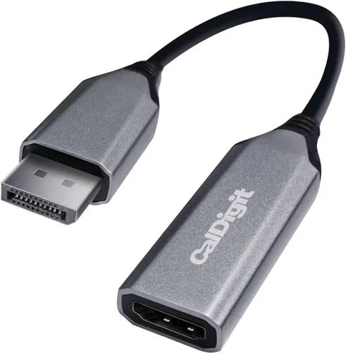 Miniatura 5 de CalDigit Adaptador activo DisplayPort 1.2 macho a HDMI 2.0b hembra 4K 60Hz, pantalla de alta actualización, color de 10 bits, HDR y soporte
