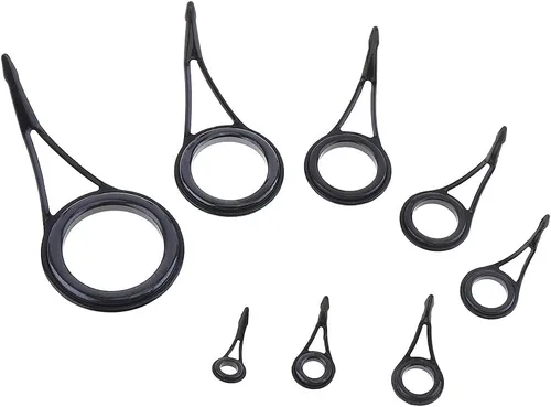 Miniatura 4 de Juegos de guía de caña de pescar y kit de reparación, guías de caña giratoria con puntas de cerámica
