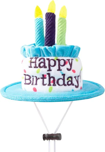 Miniatura 3 de Juego de sombrero y bandana de cumpleaños para perros grandes, sombreros ajustables para fiesta de cumpleaños para perros grandes, decoración