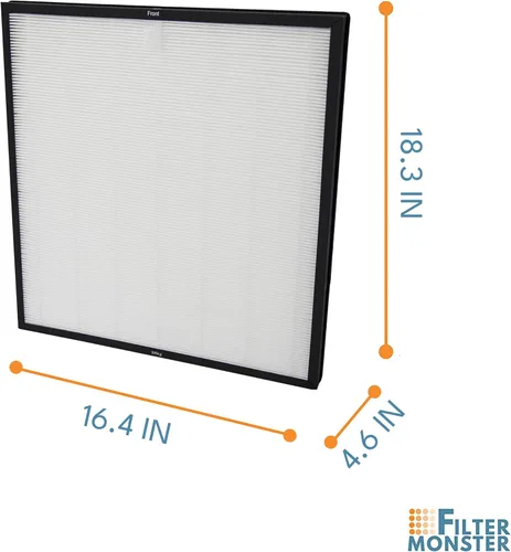 Miniatura 2 de Filter-Monster - Kit de repuesto para filtro de aire Germ Defense - Filtro de repuesto compatible con purificador de aire Rabbit Air MinusA2