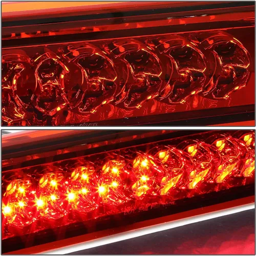 Miniatura 3 de DNA MOTORING 3BL-DRM02-LED-RD - Tercera luz de freno LED de montaje alto con lente roja [compatible con Dodge Ram 1500/03-09 Ram 2500 3500 02-08]