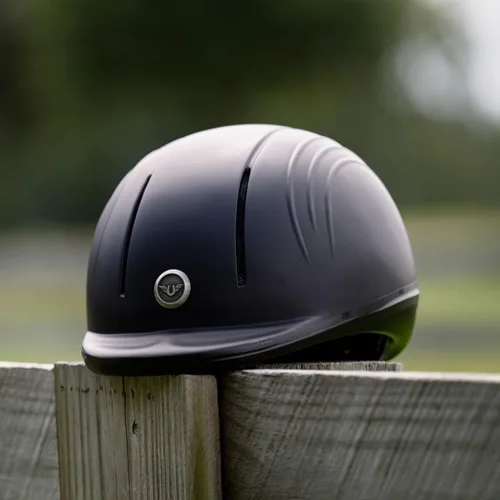 Miniatura 5 de Casco de equitación TuffRider básico para principiantes Cómodo equipo de protección para la cabeza ecuestre - Certificado SEI Blanco