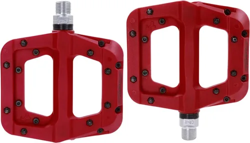 Miniatura 2 de FOOKER Pedales MTB para bicicleta de montaña, 3 rodamientos, antideslizantes, ligeros, de fibra de nailon, pedales de plataforma de bicicleta