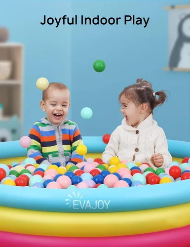 Miniatura 6 de Evajoy - Piscina inflable de 58 x 13 pulgadas para niños, piscina grande para perros, piscina para el patio trasero y el jardín familiar