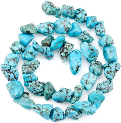 Miniatura 5 de Fashewelry Cuentas de piedra irregulares de ágata colorida natural, cuentas sueltas de pepita de 0.394-0.512 in para hacer joyas agujero: 0.031 in
