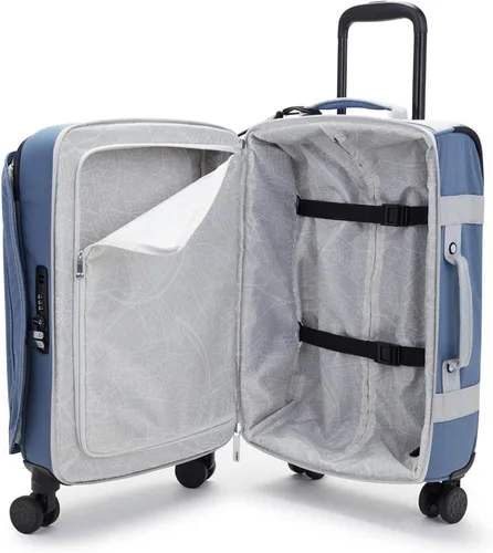 Miniatura 3 de Kipling Spontaneous S Softside Spinner Wheel Equipaje, tamaño cabina, correas elásticas, Cepillo Azul C