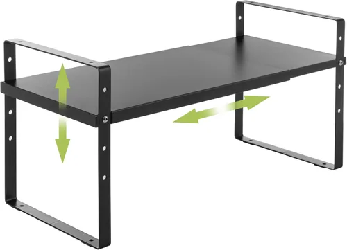 Across-Star - Organizador de estante de gabinete expandible, estantes de almacenamiento de mostrador de cocina apilables, estante de despensa de