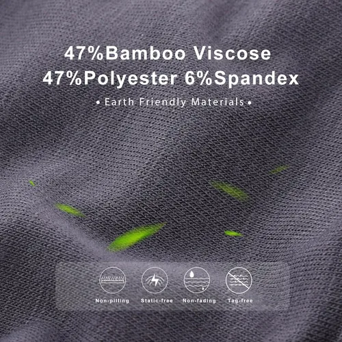 Miniatura 7 de BAMBOO COOL Ropa interior para hombre, con bolsa 3D, ultra suave, para hombre, ropa interior deportiva elástica
