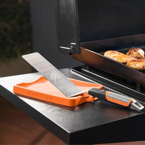 Miniatura 2 de Alfombrilla de espátula de silicona Blackstone para cuchara, cuchara para servir – Almohadilla para goteo y soporte para utensilios de parrilla
