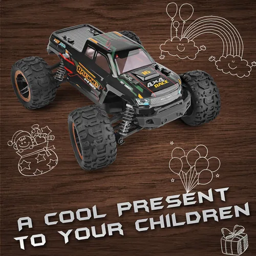 Miniatura 8 de HAIBOXING Coche de control remoto 16889, escala 1:16, 2.4 GHz, autos RC 4x4, camiones todoterreno, camión monstruo RC RTR a prueba de agua, 36 KM/H