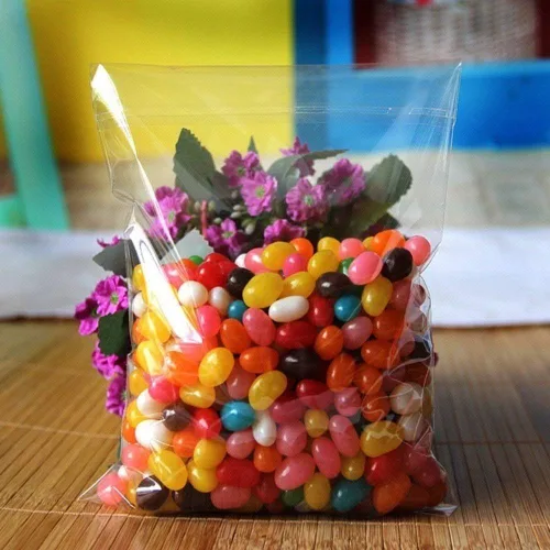 Miniatura 2 de 888 Display – 200 bolsas ultra transparentes para golosinas, panadería, vela, jabón, galletas con sello adhesivo