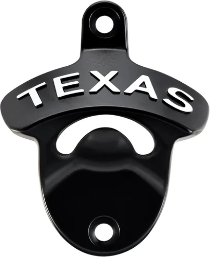 Miniatura 12 de Bronce antiguo montado en la pared de latón abrebotellas TEXAS Beer Top Abridor Mesa Montada