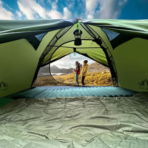 Miniatura 5 de Night Cat 2-Persons Backpacking Tent: Waterproof Lightweight Camping Tent for Two People Hiking Outdoor Mountain with Aluminum Poles and Rainfly