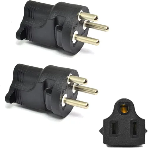 Miniatura 21 de Ceptics Japón, Filipinas NEMA 1-15 Adaptador de Enchufe de Energía para Viaje Acepta NEMA 5-15R - Certificado ETL - Grado Industrial (IG-6)